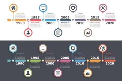Timeline Stock Illustration