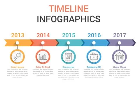 Timeline Stock Illustration