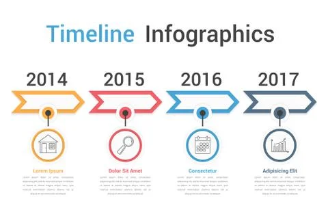 Timeline Stock Illustration