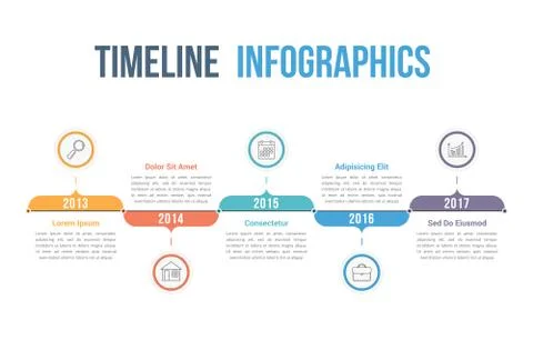 Timeline Stock Illustration