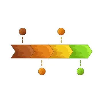 Timeline illustration Stock Illustration