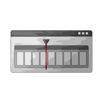 Timeline illustration Stock Illustration
