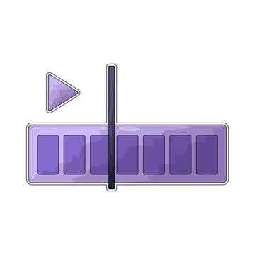 Timeline illustration Illustrazione stock