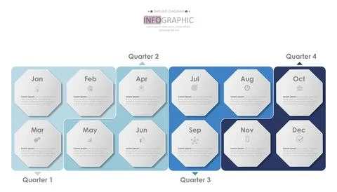 Timeline Infographic Illustrazione stock