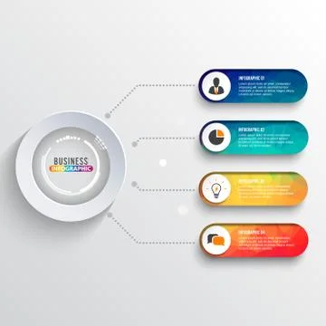Timeline infographics design vector and marketing icons can be used for workf Stock Illustration