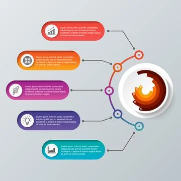 Timeline infographics design vector and marketing icons can be used for wor.. Stock Illustration