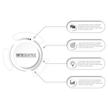 Timeline infographics design vector and marketing icons can be used for wor.. Stock Illustration