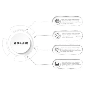Timeline infographics design vector and marketing icons can be used for wor.. Stock Illustration