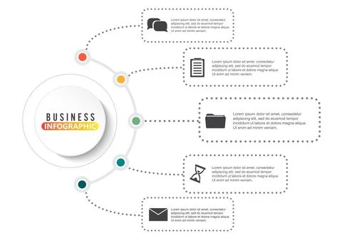 Timeline infographics design vector and marketing icons can be used for wor.. Stock Illustration