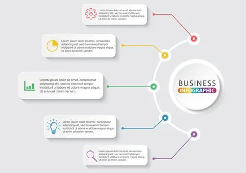 Timeline infographics design vector and marketing icons can be used for wor.. Stock Illustration