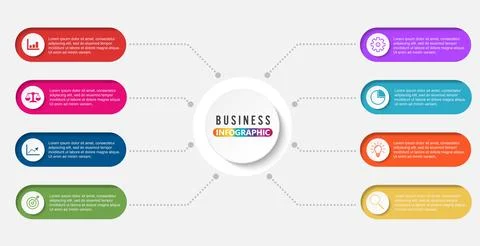 Timeline infographics design vector and marketing icons can be used for wor.. Stock Illustration