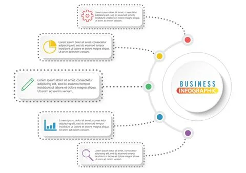 Timeline infographics design vector and marketing icons can be used for wor.. Stock Illustration