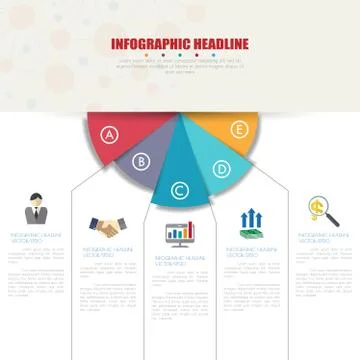 Timeline infographics with icons set. vector. illustration. Stock Illustration