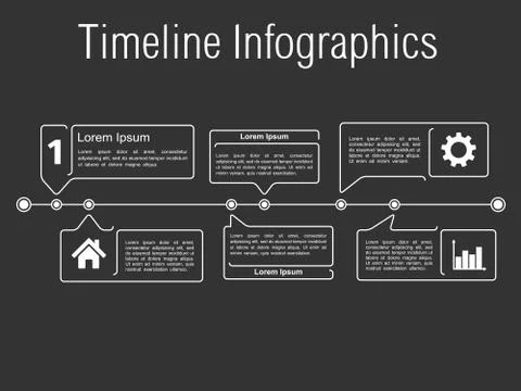 Timeline Infographics Stock Illustration