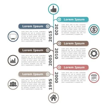 Timeline Infographics Stock Illustration