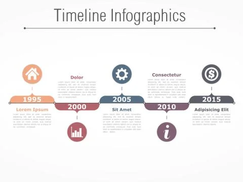 Timeline Infographics Stock Illustration
