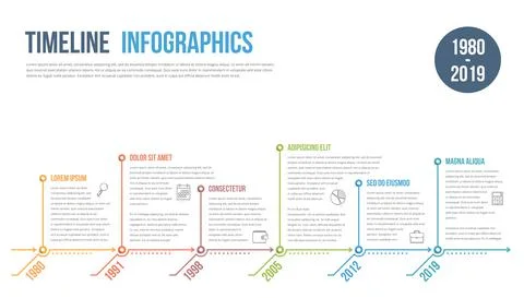 Timeline Infographics Stock Illustration