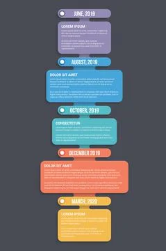 Timeline Infographics Stock Illustration