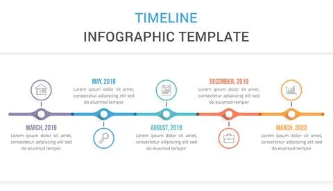 Timeline Infographics Stock Illustration