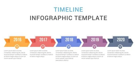 Timeline Infographics Stock Illustration