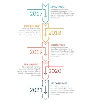Timeline Infographics Stock Illustration