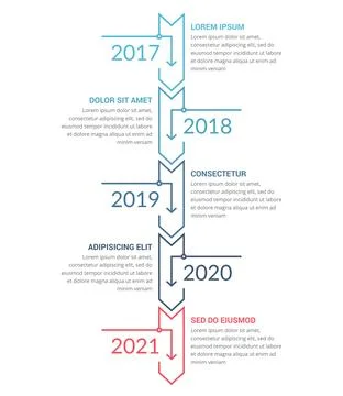 Timeline Infographics Stock Illustration