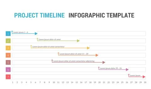 Timeline Infographics Stock Illustration