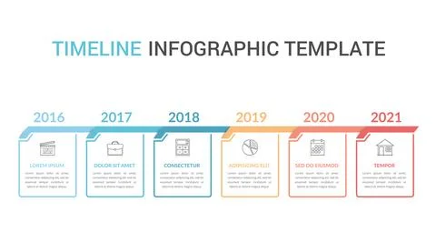 Timeline Infographics Stock Illustration
