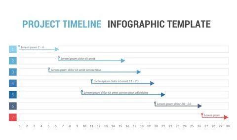 Timeline Infographics 스톡 일러스트