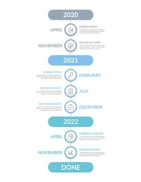 Timeline Infographics Stock Illustration