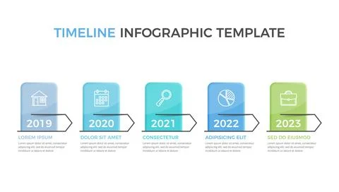 Timeline Infographics Stock Illustration