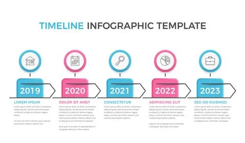 Timeline Infographics Stock Illustration