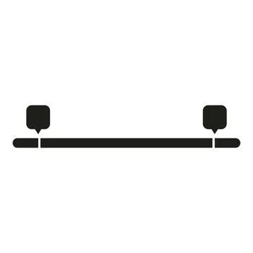 Timeline interface showing chat bubble progress marks Stock Illustration