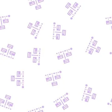 Timeline management glyph vector seamless pattern Stock Illustration