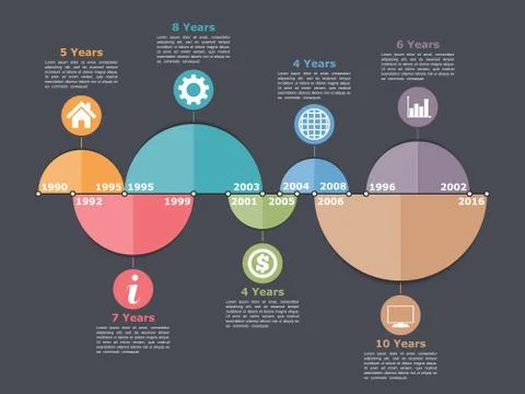 Timeline Template Stock Illustration