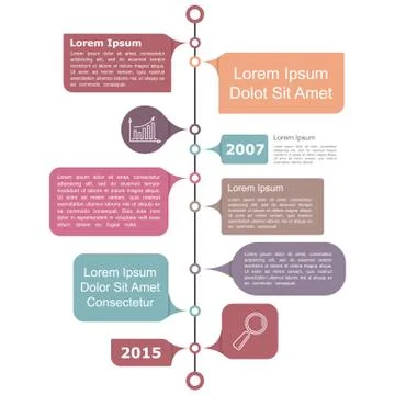Timeline Template Stock Illustration
