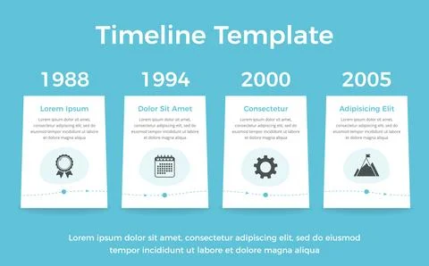 Timeline Template Stock Illustration