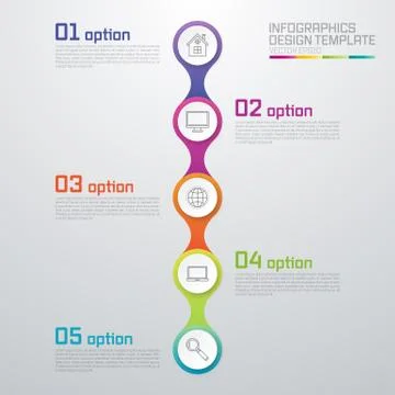 Timeline Vector 3d Infographic Stock Illustration