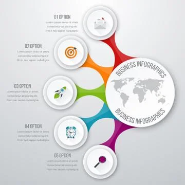 Timeline Vector 3d Infographic Stock Illustration