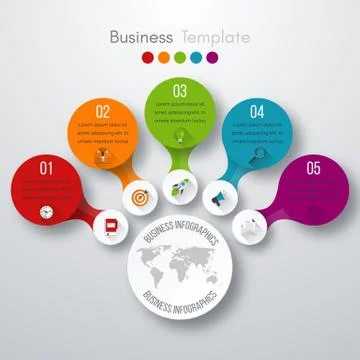 Timeline Vector 3d Infographic Stock Illustration