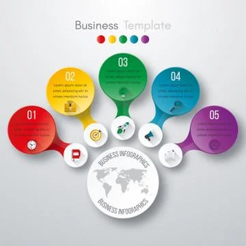 Timeline Vector 3d Infographic Stock Illustration