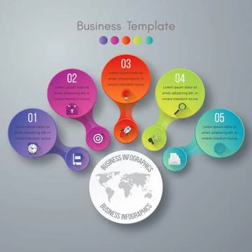Timeline Vector 3d Infographic Stock Illustration