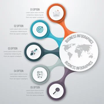 Timeline Vector 3d Infographic Stock Illustration