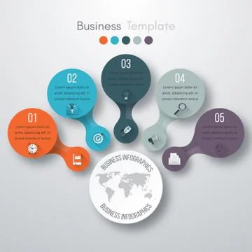 Timeline Vector 3d Infographic Stock Illustration