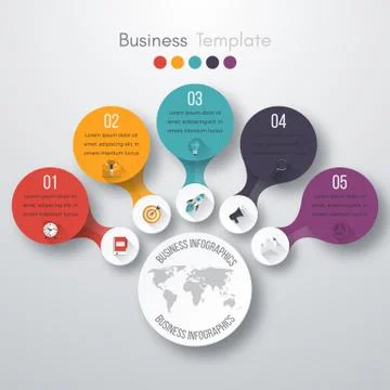 Timeline Vector 3d Infographic Stock Illustration