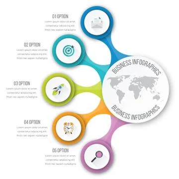 Timeline Vector 3d Infographic Stock Illustration