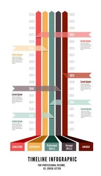 Timeline Web Element Template Timeline Web Element Template. Vector illust... 写真素材