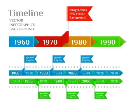 Timeline Web Element Template Timeline Web Element Template. Vector illust... Stock Photos