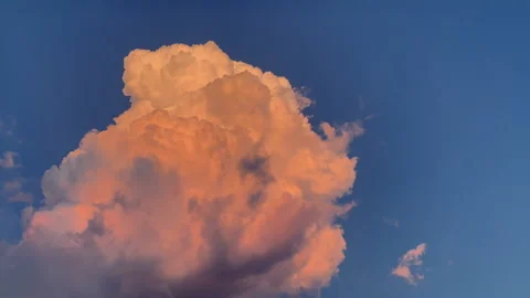 Timelipce orange sky Stock Footage 221757960