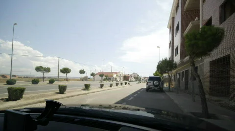 Timelpase Sequence Driving arround spain roads in europe - Full HD movie Stock Footage 515922